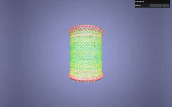 Flat Torus in ℝ³ (Square)